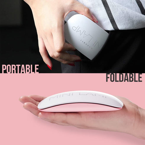Makartt UV LED Nail Lamp - 6W Mini USB Portable Light for Gel Nails, Fast Drying, 60S Timer