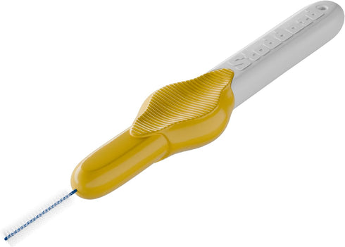 25 Stoddard ICON Interdental Brushes, Value Pack, Extendable Handles, Four Sizes for Oral Hygiene, Yellow 0.7 mm