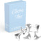 Voraiya Flosser Refills, 50 Voraiya Floss Heads, Reusable Woven Floss, Floss Without PFAS & Unwaxed Dental Floss (White)