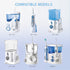 BOEEA Tongue Scraper Attachment Replacement for Waterpik Water Flosser, 3 PCS Tongue Cleaner Tips