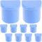 ZUNOXAZ 10pcs Handrail End Cap for Bed, Bedside Guardrail Protective Bumper, Plastic Bed
