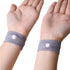 TOULIFLY Travel Wristbands, Natural Motion Sickness Relief Wrist Band, Grey + Black