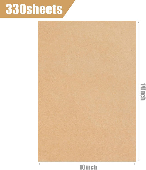 Koogel 330 Sheets Tissue Paper Bulk, Kraft Tissue Paper Brown Gift Wrapping Paper 14 x 10 Inch Craft Tissue Paper for Wedding Birthday DIY Project by Koogel
