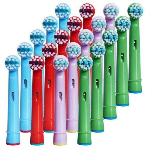 Kids Toothbrush Replacement Heads for Oral-B, Extra-Soft Bristles, Fits Oral-B Braun Electric Brushes