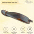 Parcelona French Sleek Tortoise Shell Brown Large 4 1/2" Celluloid No Slip Grip Metal Free Strong Hold Hair Clips for Women French Hair Barrette for Girls Paris Hair Accessories, Made in France