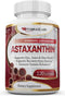 Astaxanthin 10mg Supplement - Best Pure Antioxidant from Microalgae, Helps Skin Care & Eye, Arthritic Joints, Healthy