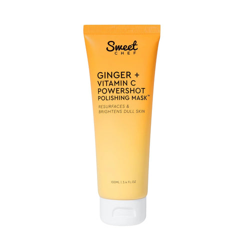 Sweet Chef Ginger + Vitamin C Powershot Polishing Mask - Brightening Face Mask for Dark Spots & Uneven Skin Tone
