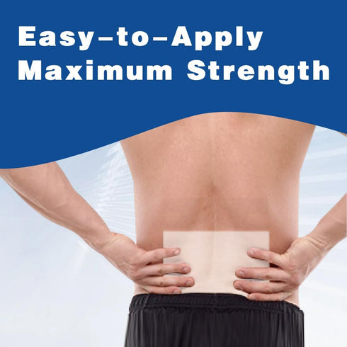 4% Lidocaine Pain Relief Patches, 15 Count Maximum Strength Numbing Gel Patch for Aches and Pains
