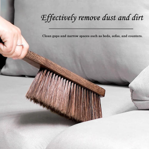 Hand Broom Brush for Dust Cleaning, Soft Couch Brush for Bed, Sofa, Fireplace, Car, and More