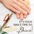 Winning Nails 7" Chamois Buffer, For Lustrous and Shiny Nails x 2 count