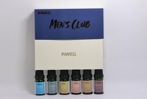 Set 6 10ML Men's Club- Gift of Premium Fragrance Oils - Fragrance Oils for Perfume, Soap & Candle Making Scents, Wild