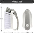 Scrub Brushes for Cleaning - Stiff Bristle Hand Brushes for Shower Shoes Kitchen Floor Carpet (2 Pack)