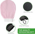 Pink Body Scrubber Exfoliating Gloves, Dead Skin Remover Bath Sponges, Bathing Accessories