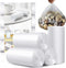 4 Gallon Small Trash Bags, 220 Count, Clear Waste Basket Trash Bags for Bathroom Kitchen Bedroom