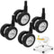 4 Pcs Baby Walker Replacement Wheels, Universal Walker Wheels Replacement Parts with