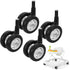 4 Pcs Baby Walker Replacement Wheels, Universal Walker Wheels Replacement Parts with
