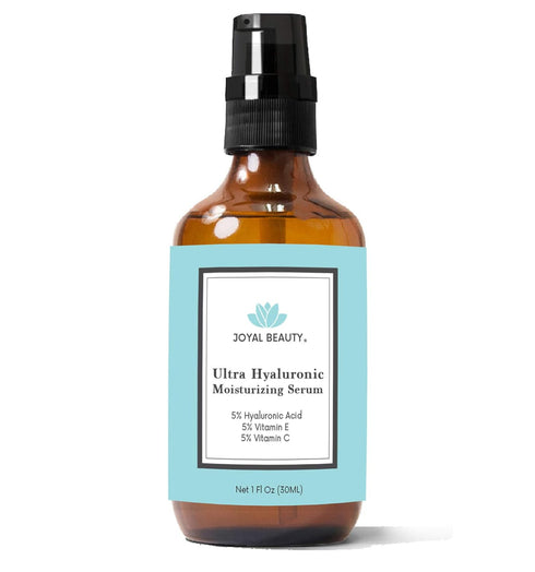 Ultra Hyaluronic Acid Serum for Face Skin 170 kDa with Vitamin C E Jojoba Oil, Best Anti Aging Serum