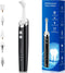 Rechargeable Tooth Polisher Kit - Electric Dental Teeth Polisher with LED Light, 5 Brush Heads