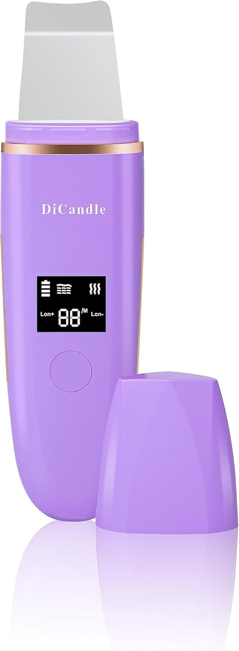 Skin Scrubber Facial Scrubber, Blackhead Remover Pore Cleaner, Skin Spatula Skin Scraper (Purple)