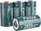 Pallus Rechargeable Lithium C Batteries with 4 in 1 USB-C Charging Cable, 4