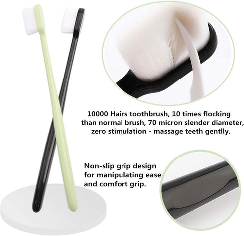 4PCS/Pack 10000 Hairs Toothbrush Dental Oral Care Teeth Brush for Tooth Sensitivity Children Deciduous Tooth Pregnant Woman Postpartum