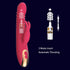 Wecye 8 Red Rabbit Vibrator Silicone Thrusting Dildo Vibrators Adult Sex Toys Handheld Electric Rechargeable