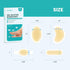 Pack) 32ct Hydrocolloid Gel Blister Bandages Pads - (Variety Promifun Waterproof Adhesive Blisters Bandages - Blister