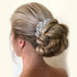 Yean Decorative Bride Wedding Hair Combs - Rhinestones Bridal Hair Accessories for Bridesmaids (Silver)