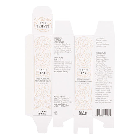 pinching Isabel Fay Anti-itch Vaginal Moisturizer for sensitive skin. Non irritating. No hormones. Prevents