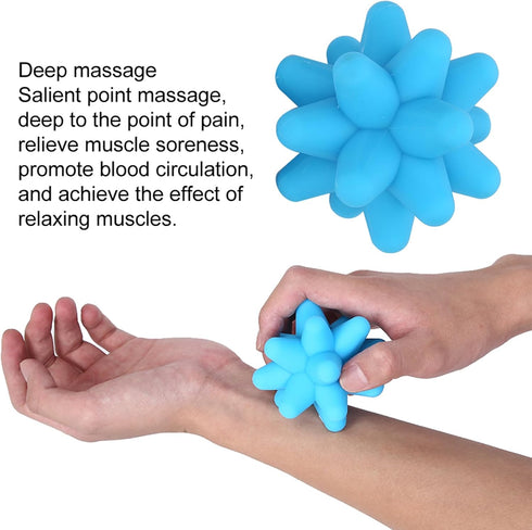 Silicone Massage Ball, Acupoint Physical Massage Balls, Spiky Massage Balls, Fascia Massage Ball Tool, Foot Acupoint