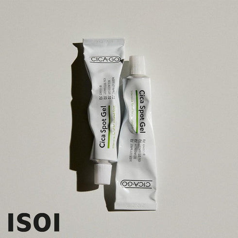 ISOI CICAGO Cica Spot Gel 25g (0.85 fl.oz) | Korean Skincare for Sensitive Skin | Soothing Gel for Irritated Skin