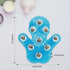 Handheld Massage Ball for Muscle Back Neck Joint Foot Shoulder Leg Pain Relief - Palm Shaped Massage Tool with Roller