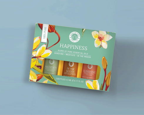 Essential Oil Blends Happiness Set/3 (Patchouli)