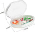 HENOROFEAR Organizer,7 Day Weekly Pill Compartments Travel Pill Dispenser,Small Pill Box for Pocket Purse Portable