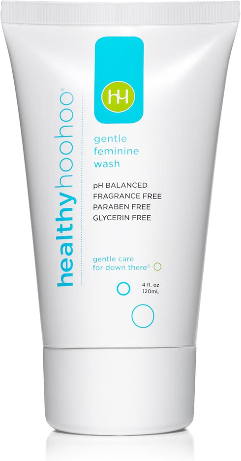 Gentle Feminine Wash for Women, pH Balanced Vulva Cleanser, Unscented Vaginal Soap, 4 fl oz