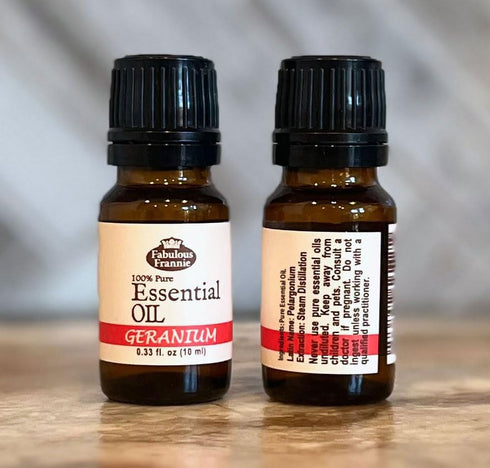 Fabulous Frannie Geranium - Pelargonium graveolens - 100% Pure, Undiluted Essential Oil 10ml