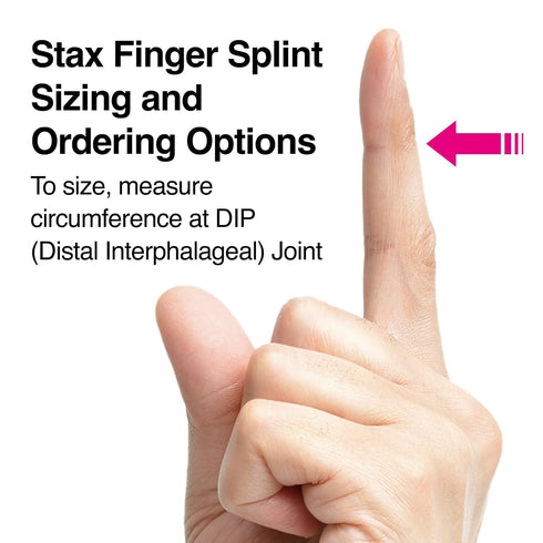 Rolyan Stax Finger Splint, Individual Splint Size 1