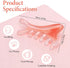 HJZHII 2 4-in-1 Pcs Face Gua Sha Tool, Multi-Functional Manual Massage Tool Head Massage Combs for Neck Body Face Eye