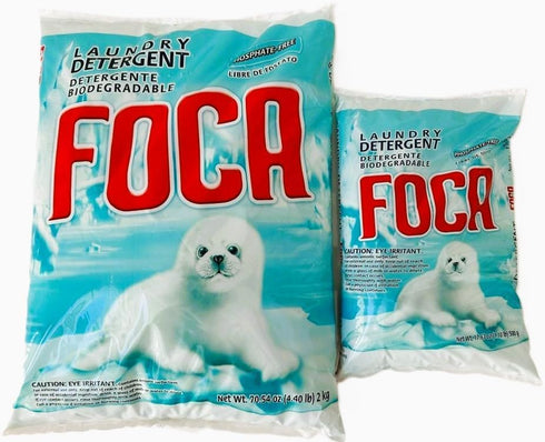 VECOSAS 4.4 lb 4.41 (Pack 1) Foca Laundry Detergent Bag - with Spoon., Pound