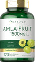 Carlyle Amla Capsules, 1500mg | 120 Count | Non-GMO Gluten Free Amalaki Fruit Supplement