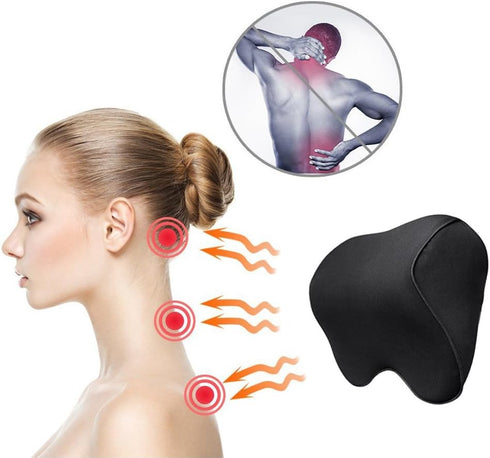 Tektrum Orthopedic Entire Back Support - Full Lumbar Cushion for Car & Headrest Neck Pillow Kit