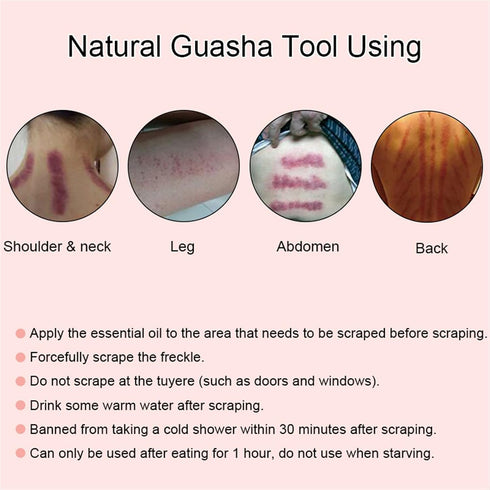KENID 1Pcs Guasha Board Tools for Face Neck Back Body Pressure