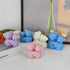 T-shin Candle,100G Hugging Bears Aroma Healing Cute Teddy Bear Family Mother Love Decorative Scented Candle for Table