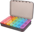 Weekly Large Capacity Pill Organizer Portable Medication Dispenser for Daily Use Moisture
