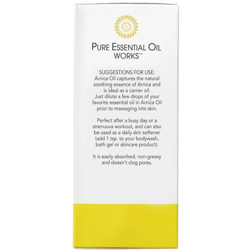 Arnica Oil, 100% Pure, Natural, Paraben-Free, 8 Ounces