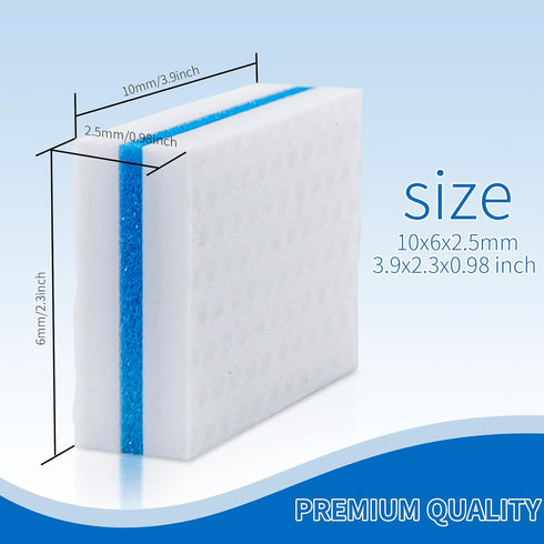 Upgrade Melamine Sponge, 20 Pack Extra Thick More Lasting 3X Density Premium Magic Sponge Eraser, Multi Surface Power Scrubber Foam Stain and Mark Removal Cleaning Pads by M. Neat