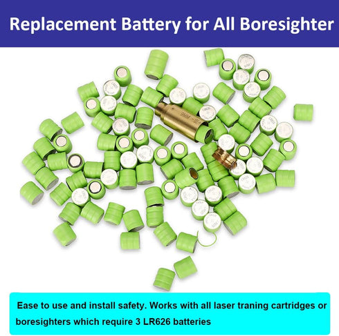 10-Pack 3AG4 / 3LR626 / 3x377 Replacement Batteries 4.5V for All Laser Training Cartridges