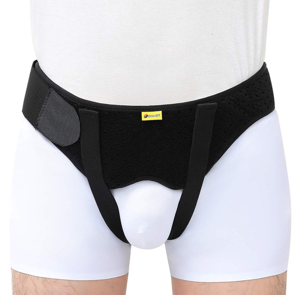 Tenbon Hernia Support Brace for Men & Women, Truss for Single/Double Inguinal or Sports Hernia, X-Large with 2