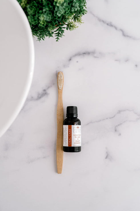 Punkin Butt Oral Care 1 oz Glass Bottle, Chamomile, Clove, Peppermint, Natural, Vegan, Cruelty-Free