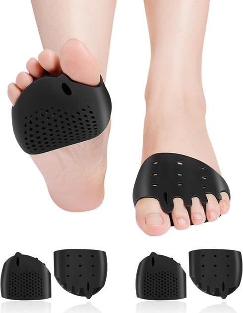 Metatarsal Pads, Gel Toe Separators, Bunion Corrector Cushion, Soft & Breathable for Rapid Pain Relief